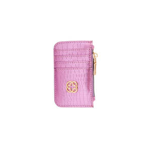 Porte-cartes de visite en PU gaufré effet crocodile - Lila CZDN30088 - Product Image 2