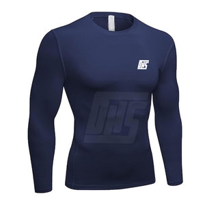เสื้อคอมเพรสชั่นแขนยาวสีพื้นสำหรับผู้ชาย รับสกรีนโลโก้ เสื้อคอมเพรสชั่นผู้ชายสไตล์ใหม่ - Product Image 5