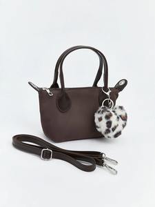 High Quality Women's PU Custom Logo Fashionable Zipper Shoulder <b>Handbag</b> <b>Canvas</b> Lining Factory Price - Product Image 5