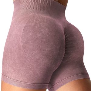 Printed Pattern Versatile Yoga Booty <b>Shorts</b> High-Rise <b>Scrunch</b> Butt Lift Nylon Spandex Abstract Floral Geometric Design - Product Image 1