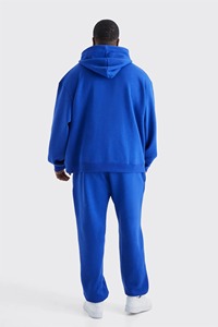 OEM ODM 100% Cotton Custom printed Logo Hoodie & <b>sweatpants</b> <b>Set</b> for Mens Blank Heavyweight Thick Oversized Tracksuits for Men - Product Image 4