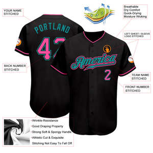 Línea moderna de camisetas de béisbol elaborada para mayor agilidad y comodidad con tejido transpirable de secado rápido y acabado de costura fiable - Product Image 6