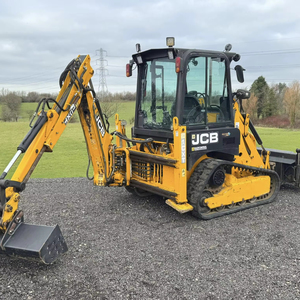 Chargeuse-pelleteuse compacte sur chenilles JCB 1CXT d'occasion |   Moteur diesel et roulement |   Équipement de construction avec hydraulique Eaton - Product Image 1