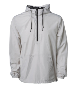 Venta al por mayor personalizado en blanco empacable fino Nylon Vintage Retro Anorak pulóver Sudadera con capucha 2025 chaqueta cortavientos para hombres - Product Image 3