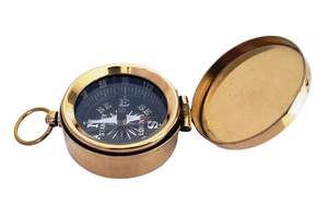 Brújula de Bolsillo de Latón Stanley London con Tapa y Brújula de Latón Vintage, Suministro Personalizado OEM/ODM - Product Image 3