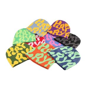 Bonnet tricoté en acrylique à imprimé intégral unisexe Casquette d'hiver à logo personnalisé avec revers Vente en gros Cyclisme Pêche Camouflage Motif - Product Image 4