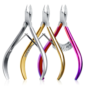 Coupe-ongles Pinces à cuticules Ciseaux professionnels pour ongles incarnés Enlèvement de la peau morte Coupe-ongles en acier inoxydable Outil de pédicure - Product Image 1