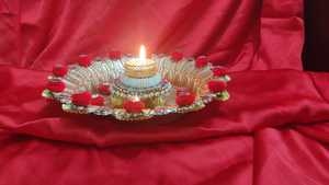 Porte-bougie de décoration de Table, centre de Table de mariage, bougies chauffe-plat - Product Image 5