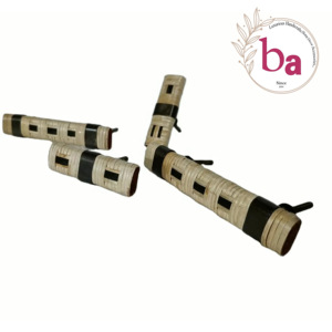 Bouton d'armoire en bambou tissé en laiton antique boutons de porte de tiroir de Style traditionnel et poignée de traction pour meubles d'extérieur de chambre à coucher - Product Image 1