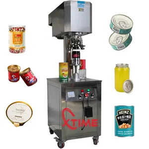 Hete Verkoop Semi-Automatische Aluminium Beer Blik Sealer Voedsel Kan Afdichting Conservenmachine Fles Plastic Sluitmachine