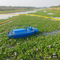 Bateau broyeur de jacinthe d'eau/tondeuse à herbe disponible dès maintenant en stock, expédition directe d'usine.