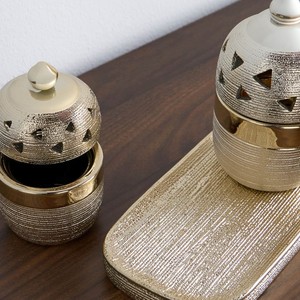 Ensemble de brûleur à encens de luxe avec couvercle et plateau, style occidental moderne, décoration d'intérieur, brûleur d'aromathérapie pour cadeaux et utilisation dans le salon - Product Image 6