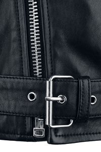 Gatsby สีดำผู้ชายแจ็คเก็ตนักขี่จักรยานหนังแท้ปรับแต่งได้พร้อมซิป aniline หนังแกะแท้สไตล์ฤดูหนาว - Product Image 6