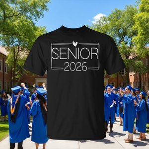 Maglietta Promozionale per la Laurea 2026 - T-Shirt per la Classe del 2026 - Product Image 1