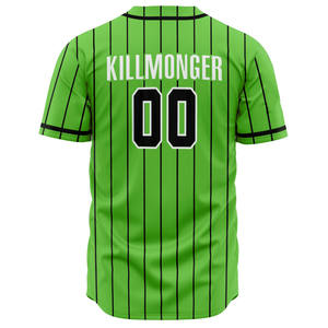 Maillot de baseball personnalisé à boutons, uni, manches courtes, style hipster, hip hop, t-shirts, maillot de baseball, ajoutez votre nom, votre numéro, votre logo - Product Image 2