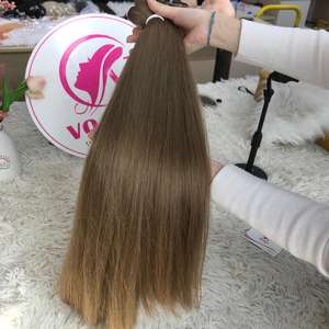 Venta al por mayor 100% Virgen Remy Extensiones de Cabello Humano de Alta Calidad Cutícula Intacta Doble Dibujado Máquina Trama Natural Recto - Product Image 4