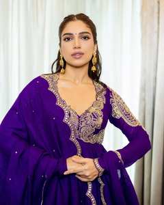 ชุดราตรีผ้าไหมชินนอนคอลเลคชั่นใหม่ ปักด้วยด้ายซารีและเลื่อมขนาด 5 มม. งานปักประณีต ชุดเจ้าสาวไซส์ใหญ่ - Product Image 3