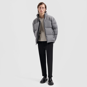 Dernière veste matelassée OEM personnalisée pour hommes avec logo personnalisé Veste d'hiver décontractée pour hommes avec poches avec service OEM - Product Image 6