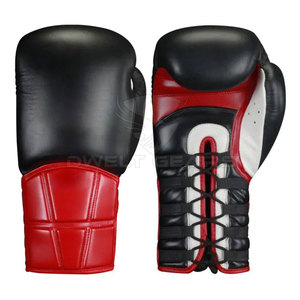 Gants de boxe à lacets au design personnalisé Fabricant professionnel de gants de boxe durables - Product Image 1
