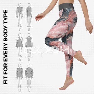 Mallas de LICRA de transferencia de calor impresas sublimadas para mujer Disponibles en tela de malla también - Product Image 4