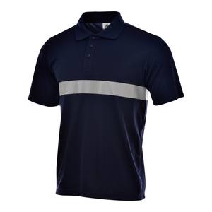 Vente en gros de polo de construction personnalisé avec logo OEM haute visibilité Vêtements de travail Polos à manches courtes de sécurité réfléchissants uniformes - Product Image 3