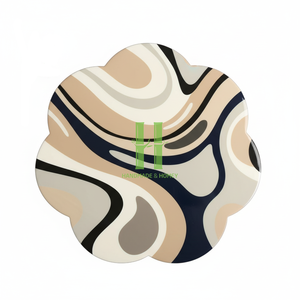 Sous-verres en bambou faits à la main, écologiques, personnalisés, style bohème, fleurs pastel, décoration de table de mariage durable, artisanat vietnamien HNH - Product Image 3