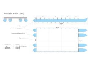 Pontón de HDPE de Alta Calidad y Durabilidad, Capacidad de 6 Toneladas - Longitud 10.5 Metros X 4.5 Metros - Product Image 3