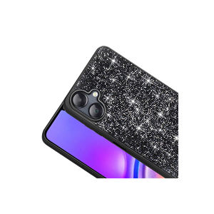 Elegant Grey Luxury Silicone Case Shiny Diamond Rhinestone Design for Samsung for Galaxy A06 7plus 11pro <b>XR</b>-Electroplate Craft - Product Image 4