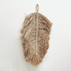 Arte moderno de hierba marina para colgar en la pared, decoración del hogar, centro de mesa, adornos de lujo para pared de hierba marina - Product Image 6