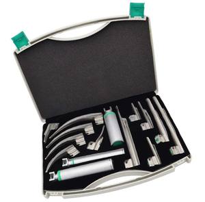 15 piezas de laringoscopio de fibra óptica Miller + hoja Macintosh y manijas EMT conjunto de laringoscopio de fibra óptica Miller + hoja Macintosh - Product Image 1