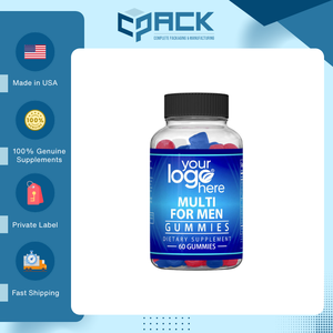 Proveedor mayorista genuino Venta hecha EE. UU. Etiqueta privada Multivitamínico Gummy Candy Suplemento dietético para hombres adultos 60 Gummies - Product Image 2