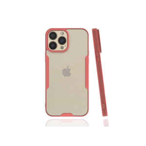 เคสป้องกันซิลิโคนเหลวสีชมพูพรีเมี่ยมสำหรับ iPhone 13 PRO MAX กรอบด้านหลังบางกันกระแทกเข้ากันได้กับรุ่น7 plus - Product Image 1