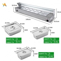 Bain-marie électrique de comptoir à bas prix