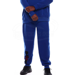 Dernier modèle de survêtements grande taille à strass Street Wear Survêtements à strass pour hommes de couleur unie - Product Image 4