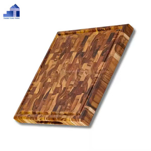 Producto caliente Tabla de cortar de madera de teca natural Tabla de teca para utensilios de cocina de Vietnam Fabricante al por mayor - Product Image 3