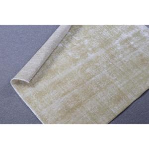 พรมตุรกีวินเทจขนาด 3.2x4.1 ฟุต พรมขนาดเล็ก พรมขนสัตว์สีเบจขาวไล่เฉด - Product Image 5