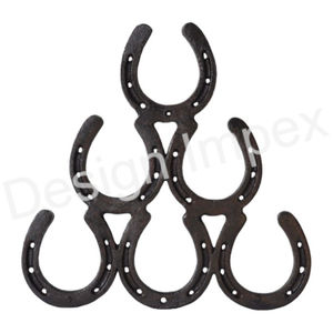 Meilleure vente Plaque murale en fonte OEM ODM personnalisé Unique Horse Shoe Solid Wall Accessories Plaque Home Decor - Product Image 1