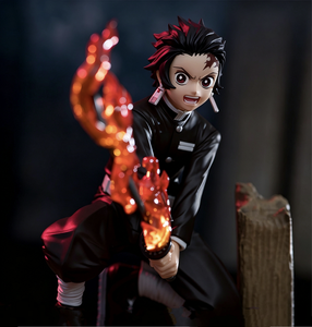 Figura de Acción de Anime <span class=keywords><strong>Tanjiro</strong></span> Hinokami Kagura, Oficialmente Licenciada, Coleccionable Premium, Embalaje Original para Fans de Demon Slayer, Venta al Por Mayor - Product Image 1