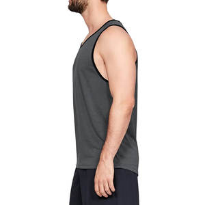 2024 hommes sans manches Fitness débardeurs respirant tricoté soie Spandex gilet de gymnastique pour sport décontracté course entraînement paillettes - Product Image 2