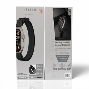 Bracelet de montre Levelo Rove en nylon avec boucle en métal - Product Image 6