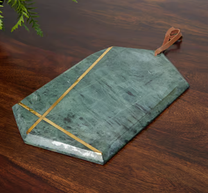 Planche à découper en marbre et laiton accessoire de cuisine personnalisé planche à fromage dernière conception artisanat meilleurs prix - Product Image 1