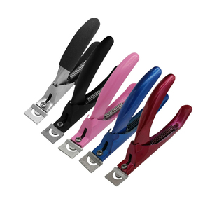 Cortador de uñas de acrílico rosa, cortador de puntas, Metal francesa de herramienta de corte de punta, cortador de puntas de uñas de acero inoxidable para manicura - Product Image 1