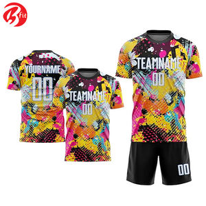 Conjunto de uniforme de fútbol de alta calidad impreso para adultos, camisetas y camisetas de corte automatizado, ropa de fútbol, camiseta de fútbol - Product Image 6