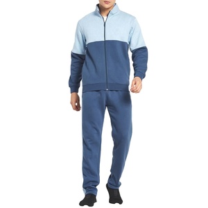 Ropa Deportiva para Correr y Entrenar, Chaqueta Casual de Invierno con Cierre Completo, Cuello Alto, 100% Algodón Felpa, Transpirable, Conjunto Deportivo - Product Image 1