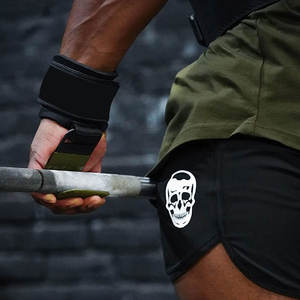 Alta calidad neopreno-correas gancho entrenamiento gimnasio Metal-gancho buena venta gimnasio levantamiento de pesas correas-ganchos para la venta - Product Image 5