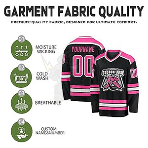 Vente en gros de maillots de hockey sur glace personnalisés pour hommes maillots de hockey sur glace pour jeunes sublimés et cousus commande en gros uniformes d'équipe de haute qualité pour adultes - Product Image 3