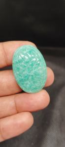 Cabujón de Amazonita Verde Natural, Gemas Sueltas de Tamaños Variados para la Fabricación de Joyas, Modelo UDGEMS 469, 5-8 mm - Product Image 5