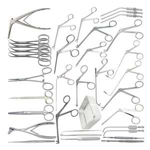 Ensemble d'instruments FESS Ensemble d'instruments de chirurgie endoscopique des sinus en acier allemand - Product Image 1