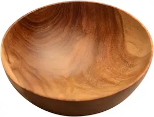 Cuencos de frutas de calidad de Regal Metal, madera de acacia con el mejor suministro para cocina y comedor, madera de mango - Product Image 2