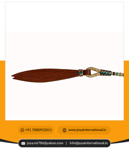 Cuir brut naturel tressé à la main Show Romel Romal rênes Cheval Tack en design multicolore SRM120 Portable - Product Image 6